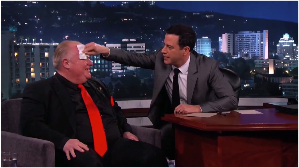 Toronto Mayor Rob Ford on the Jimmy Kimmel Show